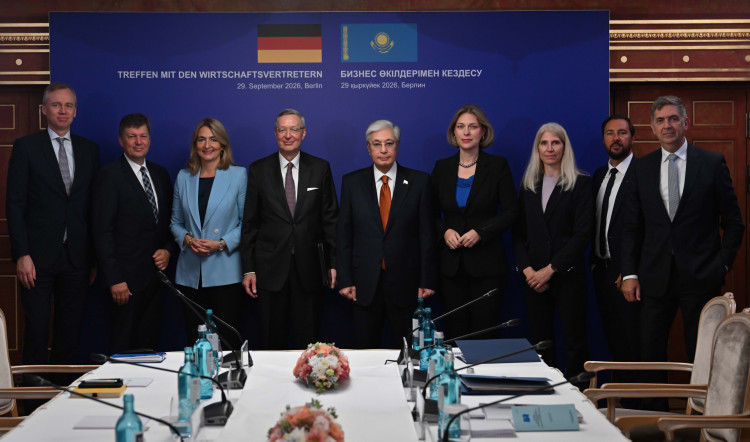 President met with heads of german business associations and financial institutions
